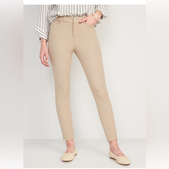 Old Navy High Rise Ankle Pixie Pants in Mocha Taffy 6 - Picture 1 of 11